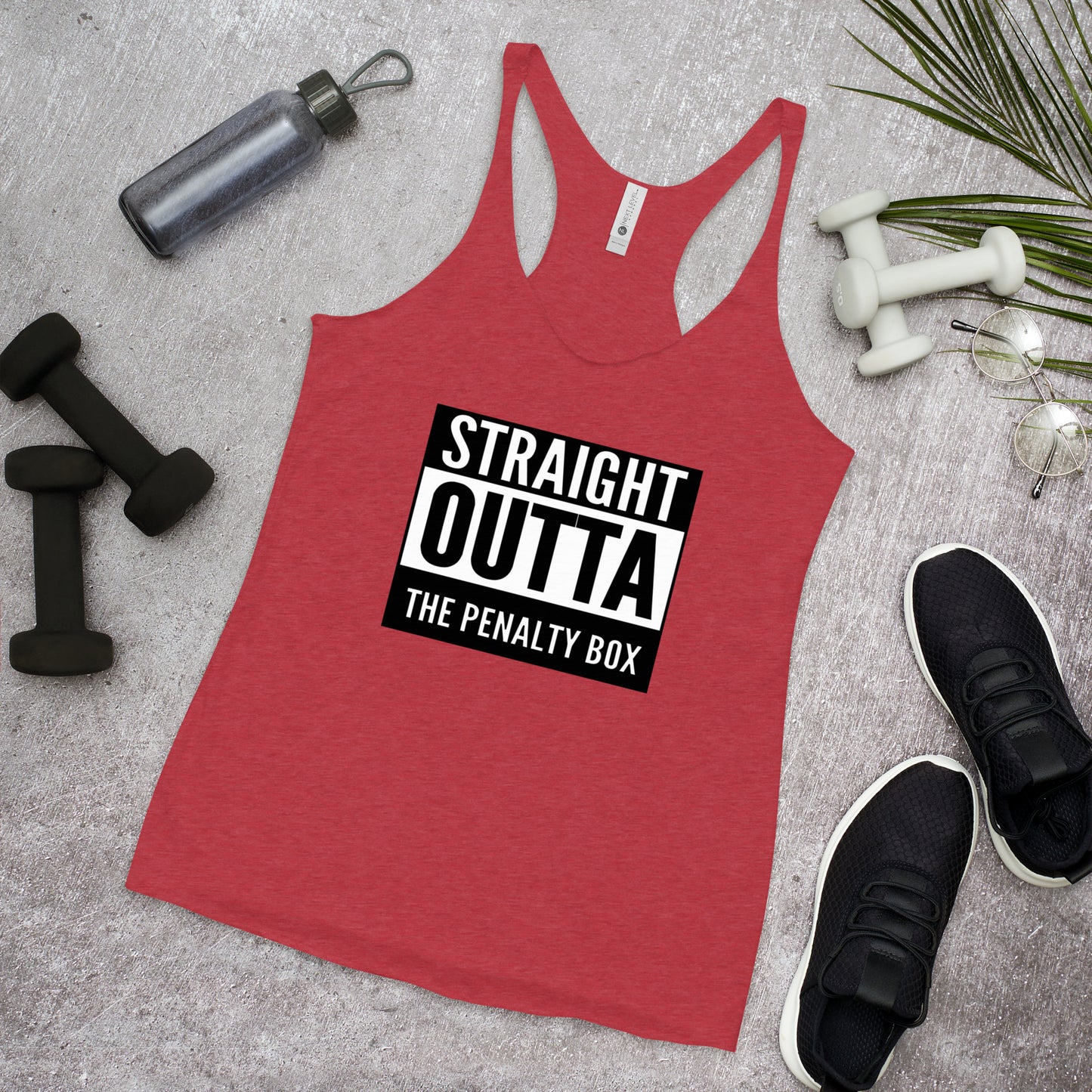 Straight Outta the Penalty Box Racerback