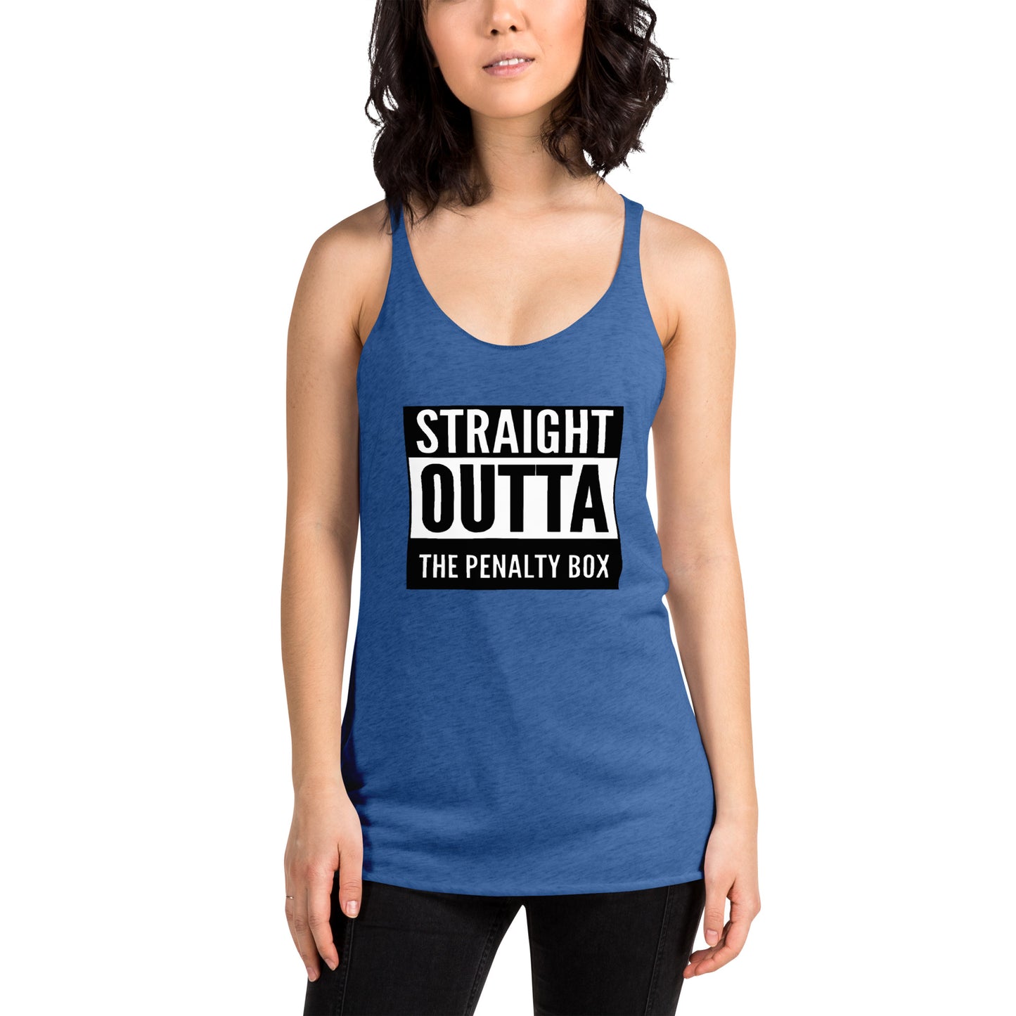 Straight Outta the Penalty Box Racerback