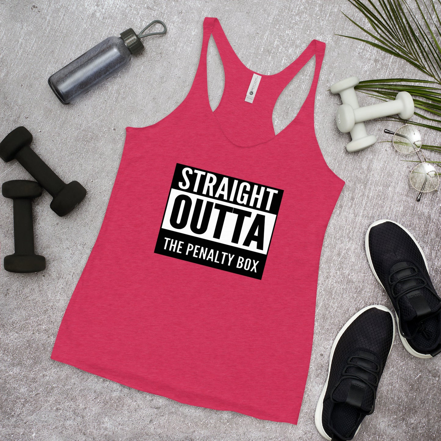 Straight Outta the Penalty Box Racerback
