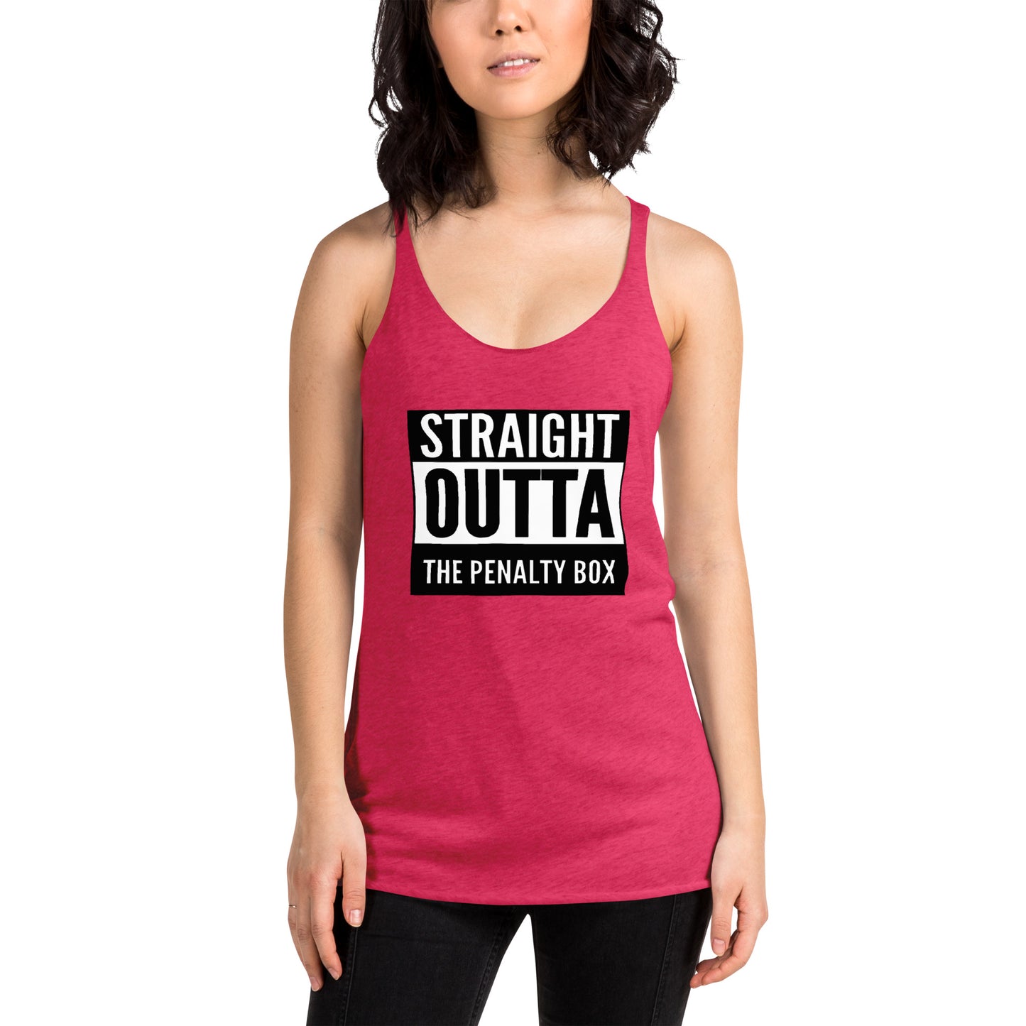 Straight Outta the Penalty Box Racerback