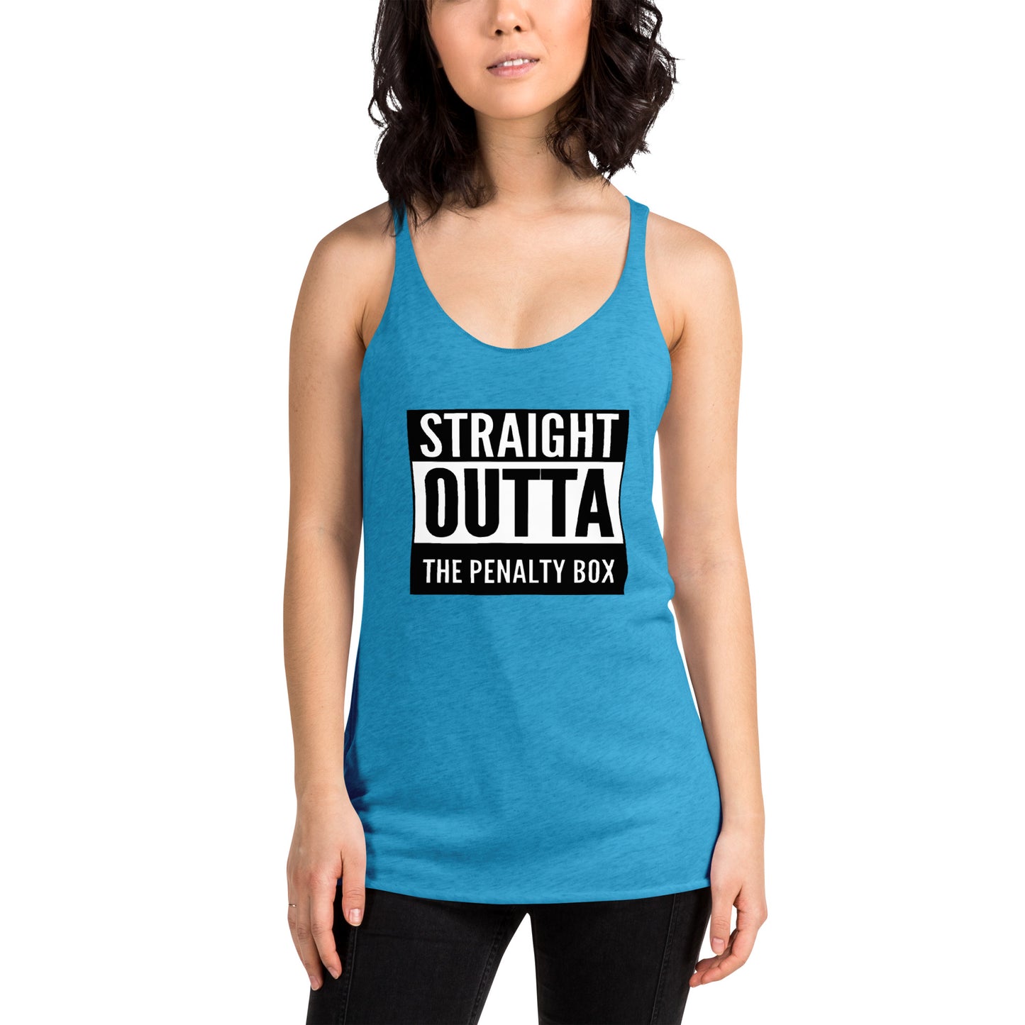Straight Outta the Penalty Box Racerback