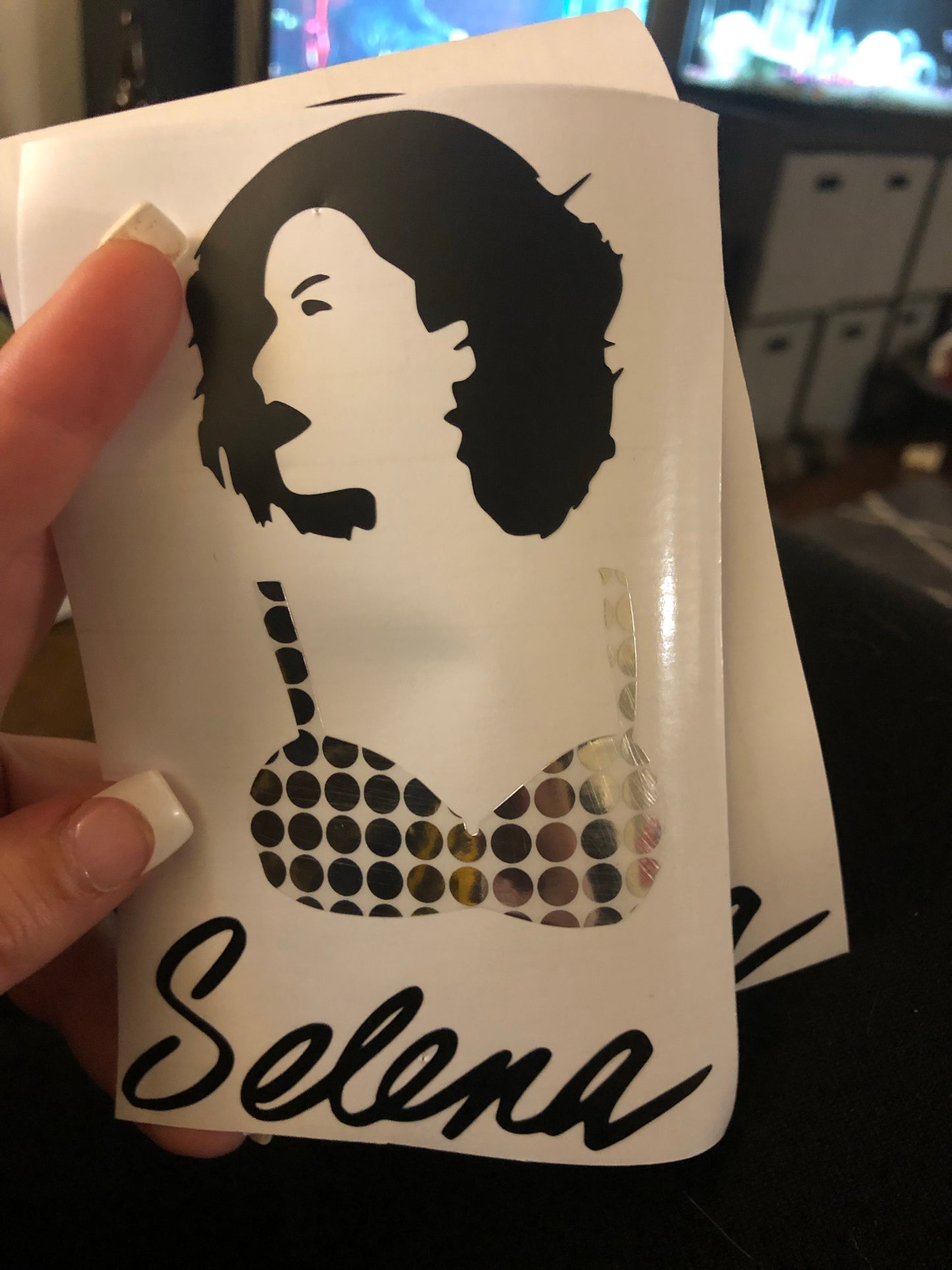 Selena Top Decal