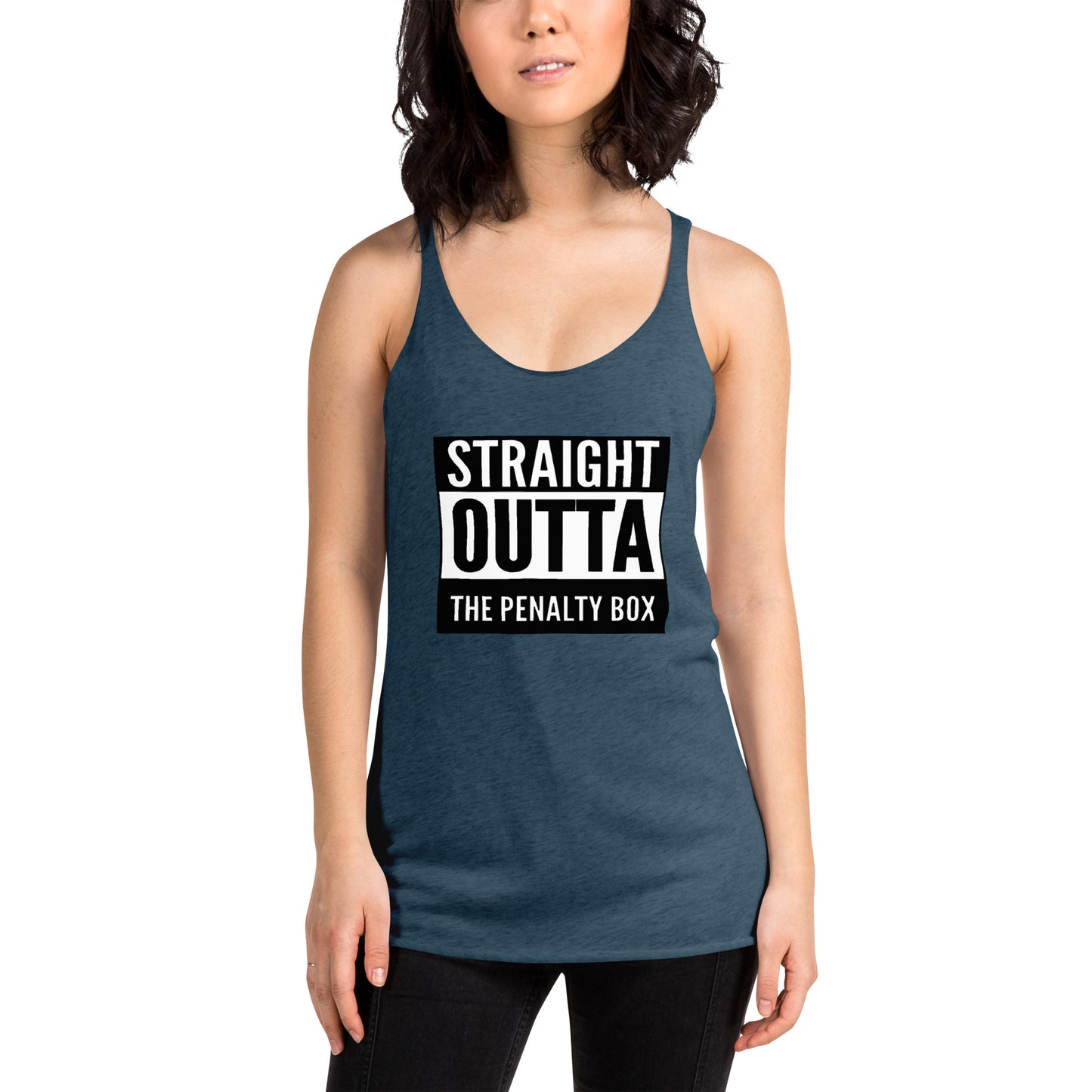 Straight Outta the Penalty Box Racerback