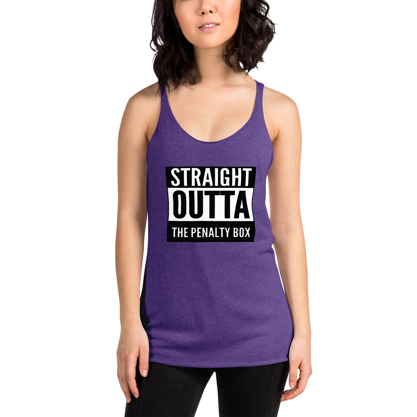 Straight Outta the Penalty Box Racerback